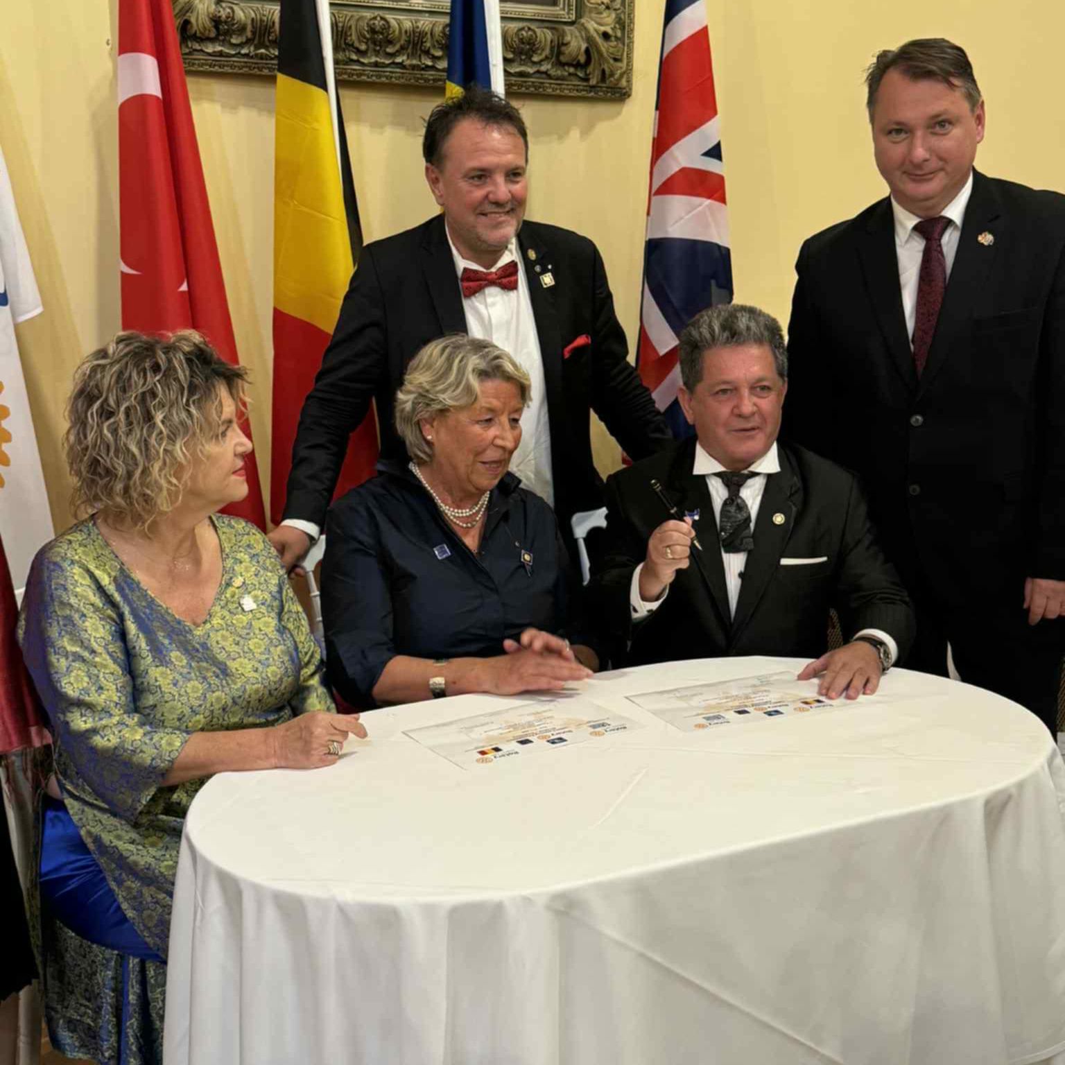 ICC Greece-Romania founding ceremony with Rotary representatives from Districts 2475 and 2241