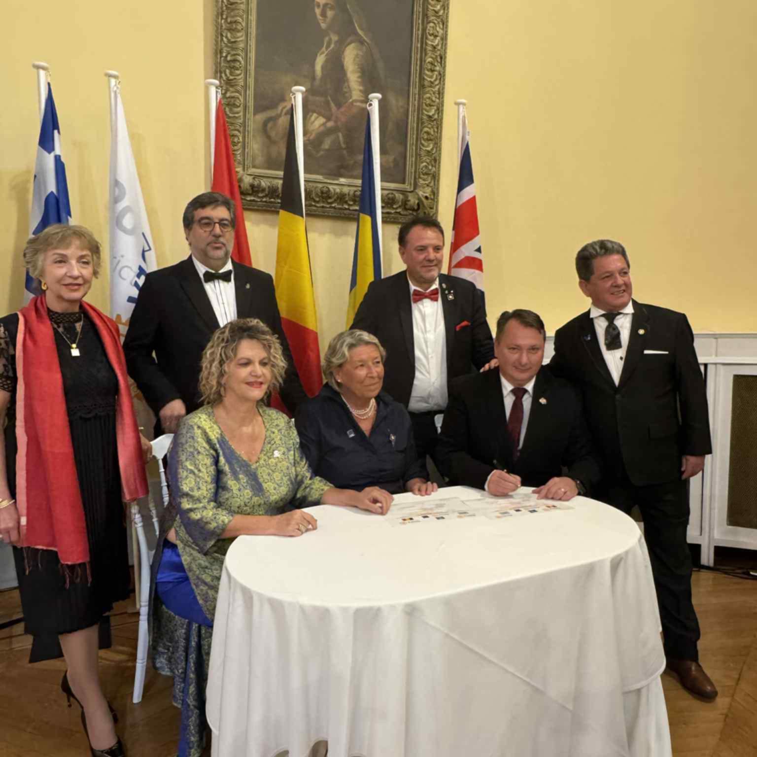 Formation signing of Rotary ICC Greece-Romania Inter-Country Committee — November 2025 ceremony